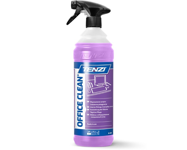 TENZI Office Clean 1L - płyn do mycia mebli i wyposażenia wnętrz o zapachu kwiatowym (1)